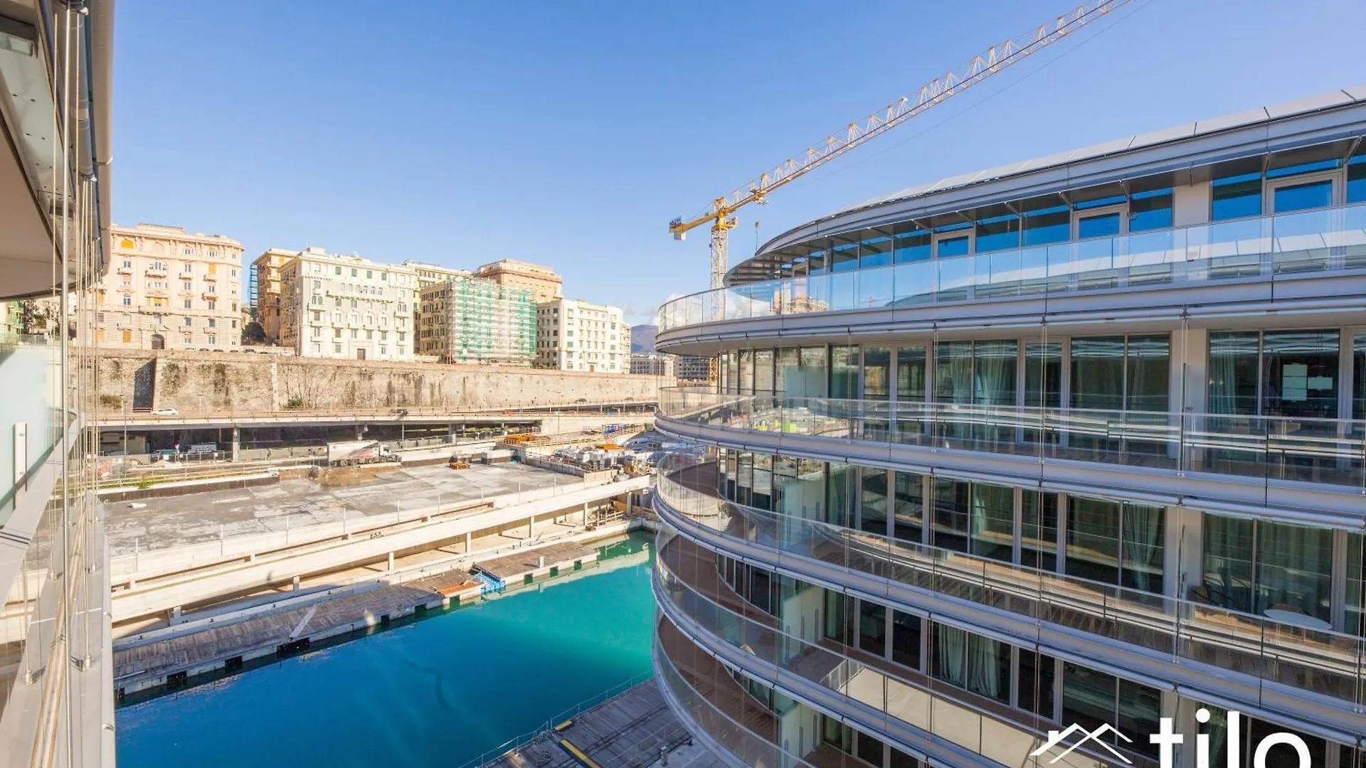 Apartment Waterfront Luxury Studio, Free Parking, Ac, Netflix & Wifi By Tilo Lux Genoa Italy