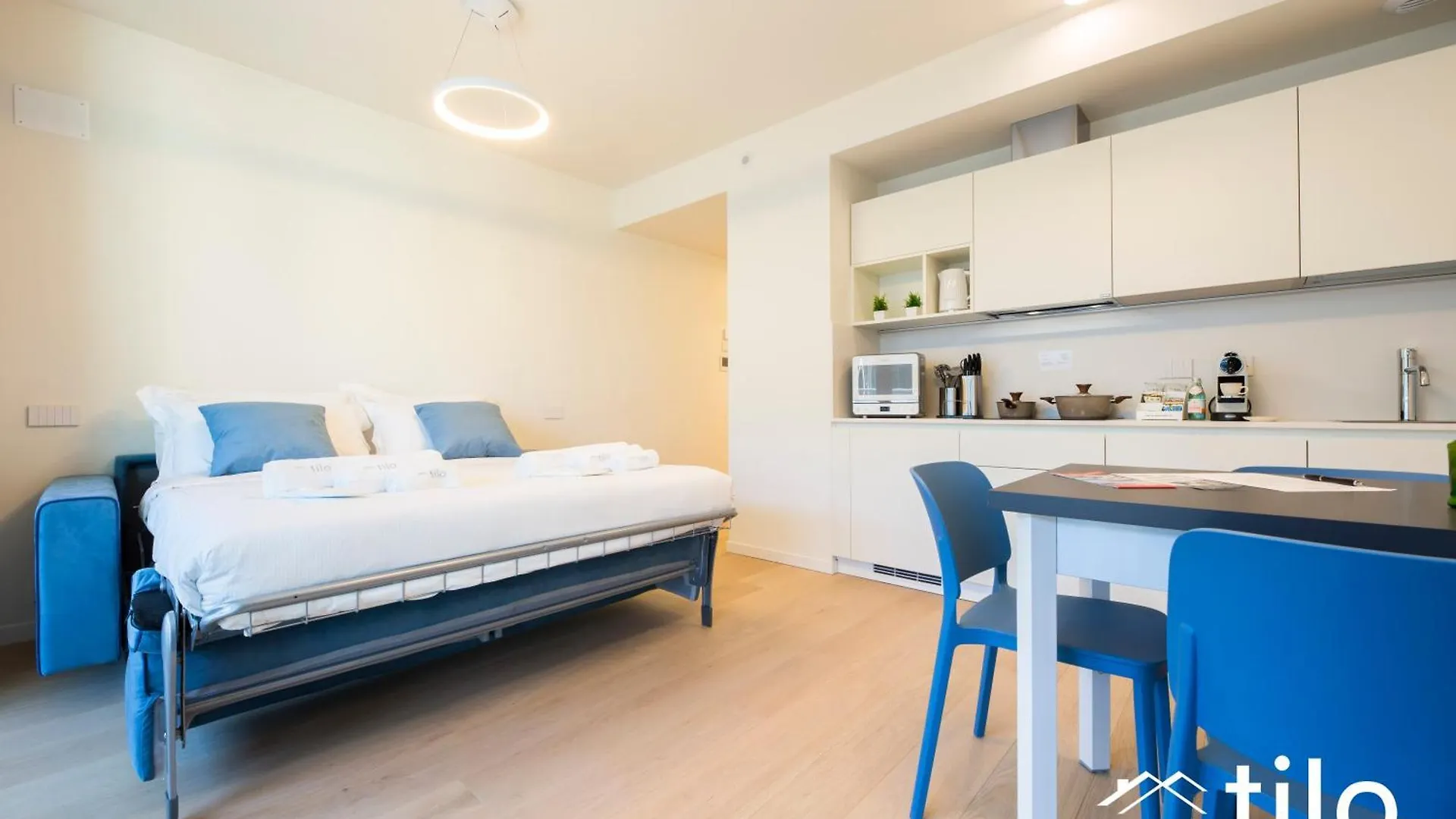 Waterfront Luxury Studio, Free Parking, Ac, Netflix & Wifi By Tilo Lux Genoa Apartment